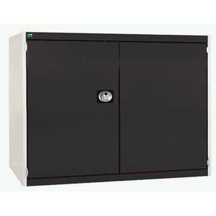 Dílenská skříň Bott Cubio 160, 100 x 130 x 65 cm, perfo dveře, šedá-antracit