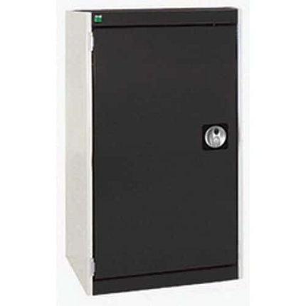 Dílenská skříň Bott Cubio, 90 x 52,5 x 52,5 cm, perfo dveře, šedá-antracit