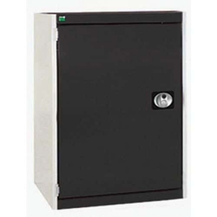 Dílenská skříň Bott Cubio, 90 x 65 x 65 cm, perfo dveře, šedá-antracit