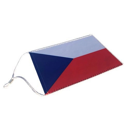 Malé reklamní vlajky, s očkem pro zavěšení, 16 x 11 cm, 1 ks, 3barevný tisk