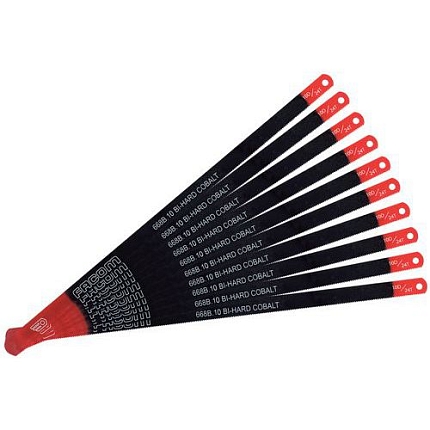 Bimetalový pilový list pro pilu na kov Facom, 10 zubů