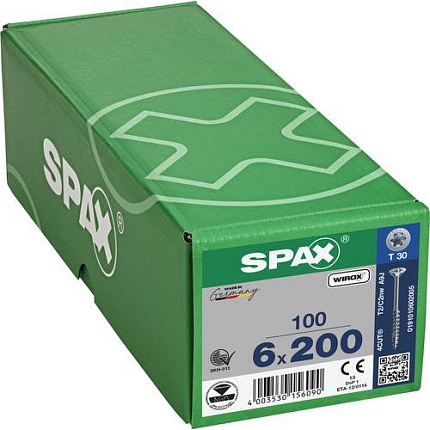 Samořezné šrouby se zápustnou hlavou T-Star Plus, 100 ks