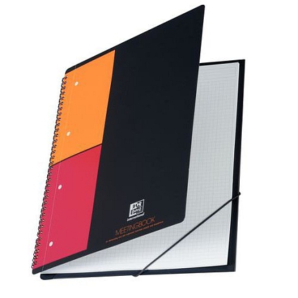 Zápisník Oxford Meetingbook formát A4 - 5X5 mm čtverečkovaný