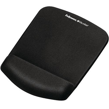 Ergonomická podložka pod myš s opěrkou zápěstí, černá - Fellowes