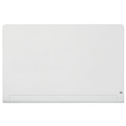 Skleněná magnetická tabule Nobo Diamond, s oblými rohy, 126 x 71 cm