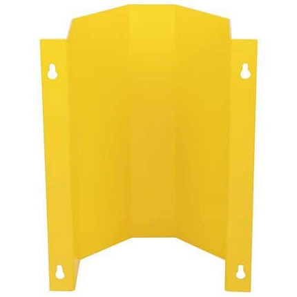 Ochranný kovový profil pro trubky a kabely Crash Stop, černá/žlutá, pro vnitřní použití, výška 50 cm