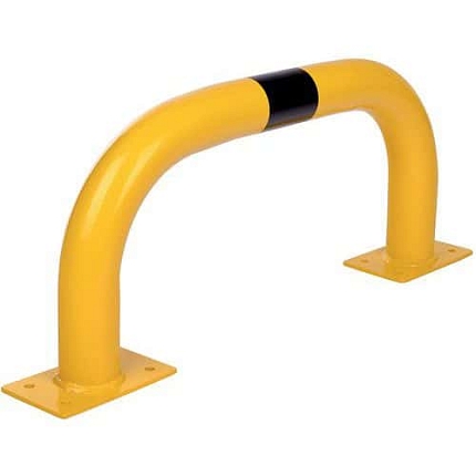 Kovová zábrana Dancop, černá/žlutá, 35 x 75 cm