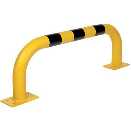 Kovová zábrana Dancop, černá/žlutá, 35 x 100 cm