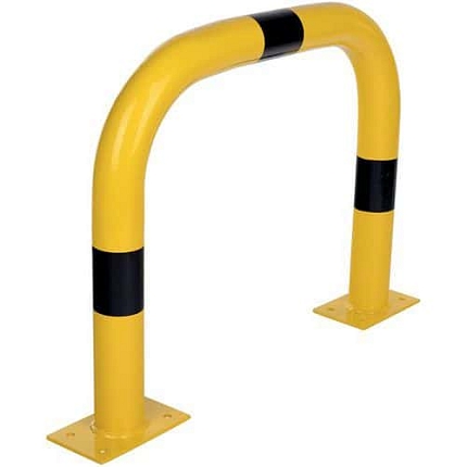 Kovová zábrana Dancop, žlutá/černá, 60 x 75 cm