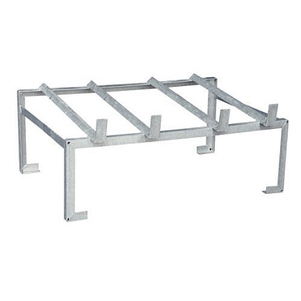 Kovový stojan na sudy 220 l, 2 sudy