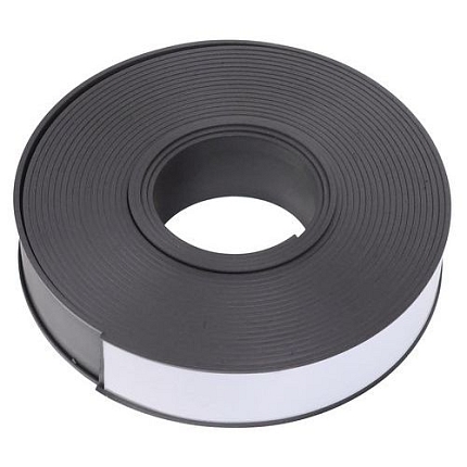 Držák etiket na regály Manutan Expert v roli, 10 m, 50 mm