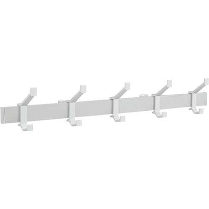 Hliníkový nástěnný věšák na kabáty Gardelux, šířka 73 cm