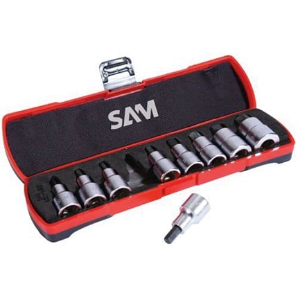 Sada šestihranných šroubovacích hlavic 1/2