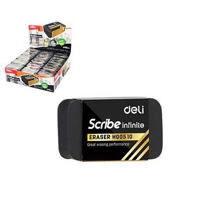 Guma mazací DELI SCRIBE Infinite, 45ks