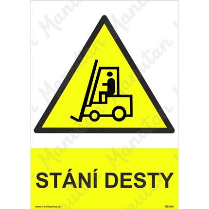 Stání desty, plast 210 x 297 x 0,5 mm A4