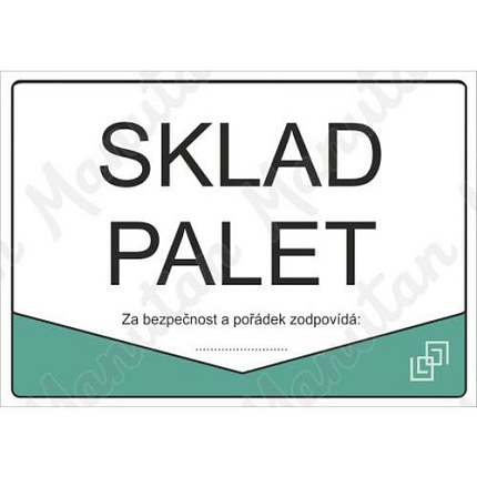 Sklad palet, samolepka 297 x 210 x 0,1 mm A4