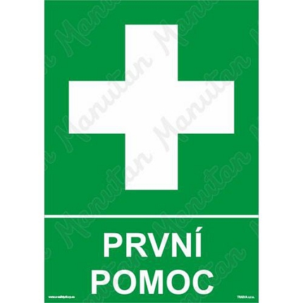 První pomoc, plast 210 x 297 x 2 mm A4