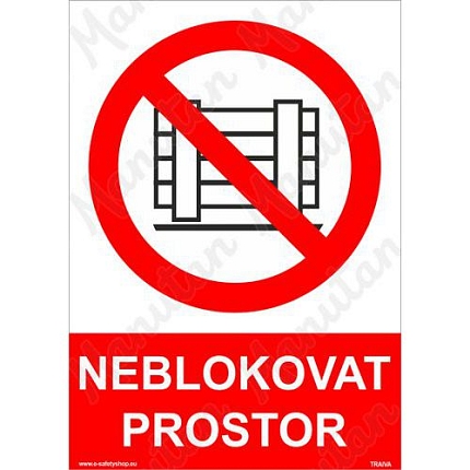 Neblokovat prostor, plast 210 x 297 x 2 mm A4