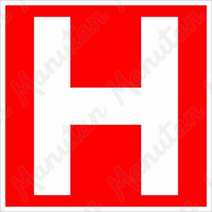 Hydrant, samolepka 150 x 150 x 0,1 mm