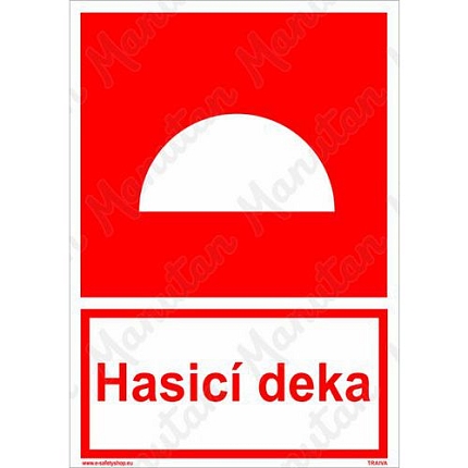 Hasicí deka, plast 210 x 297 x 0,5 mm A4
