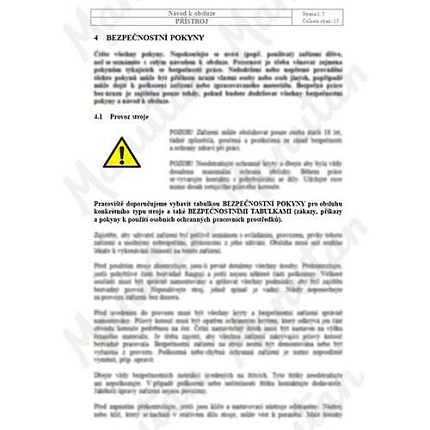 Čelní soustruh, soubor 210 x 297 mm  A4