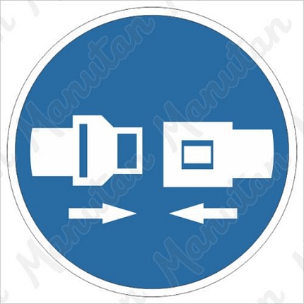 Použij bezpečnostní pás, samolepka 40 x 40 x 0,1 mm, arch 35 ks