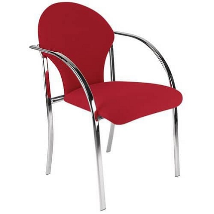 Konferenční židle Visa, červená