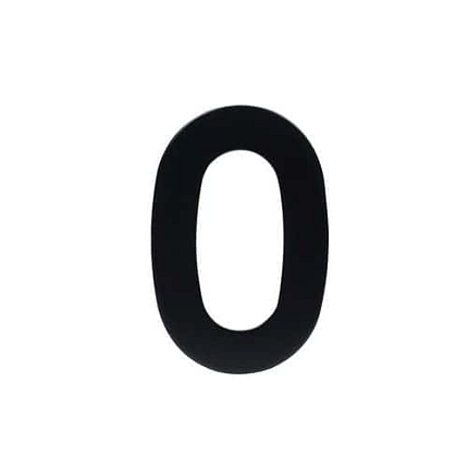 Nerezové číslo ve 2D provedení, výška 95 mm, znak 