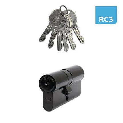 Bezpečnostní vložka EuroSecure, 40/40 mm, černá