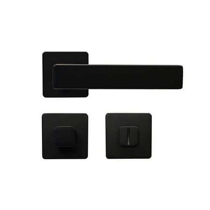 Interiérové kování Bormio.WC, černá