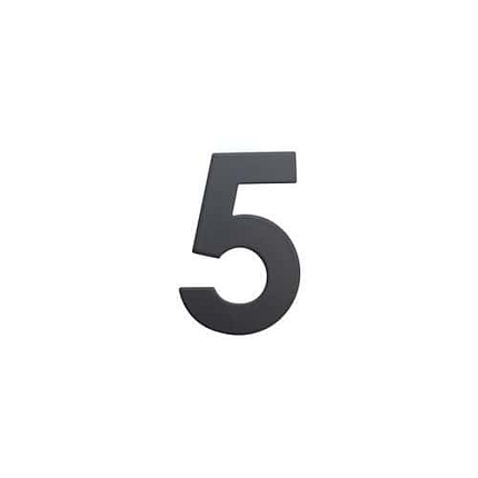 Nerezové číslo ve 2D provedení, výška 75 mm, znak 