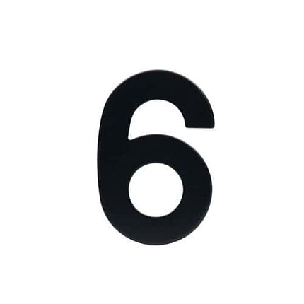 Nerezové číslo ve 2D provedení, výška 95 mm, znak 