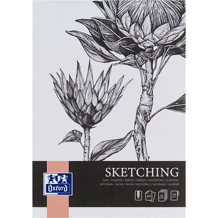 Blok Oxford Sketching A4, 120 g/m2