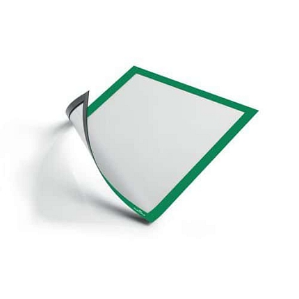 Informační rámeček DURAFRAME MAGNETIC A4, 5 ks, zelená