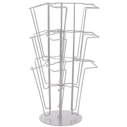 Otočný zásobník na letáky Manutan Expert, 9 kapes