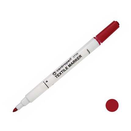 Popisovač CENTROPEN 2739 textil, červený