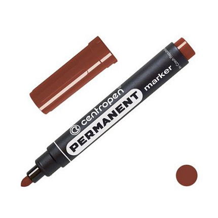 Popisovač CENTROPEN 8566, hnědý