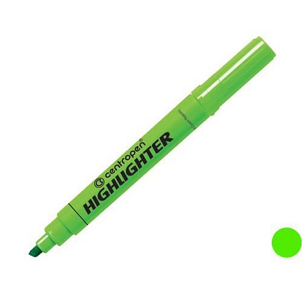 Zvýrazňovač CENTROPEN 8552 (8852), zelený