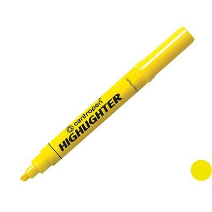 Zvýrazňovač CENTROPEN 8552 (8852), žlutý