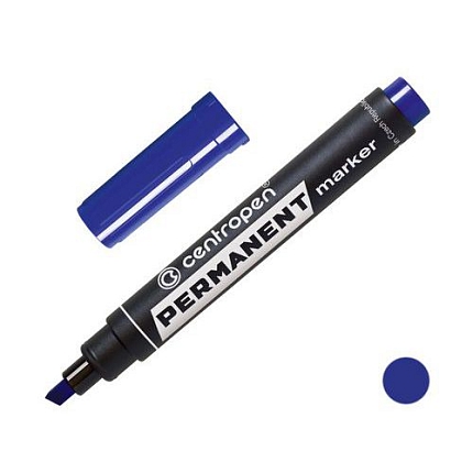 Popisovač CENTROPEN 8576 zkosený, modrý