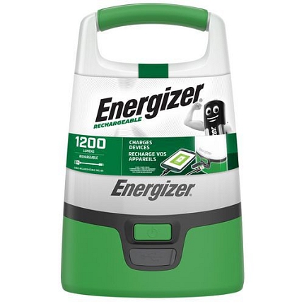 Nabíjecí LED svítilna Energizer s funkcí powerbanky, zelená