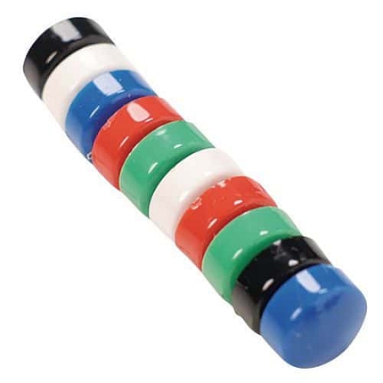 Barevné kulaté magnety, průměr 12 mm, mix barev