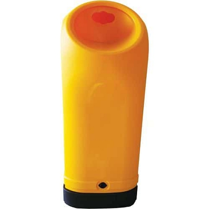 Odpadkový koš s nožním pedálem Balloon 70 l žlutý/černý