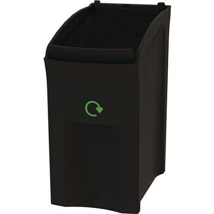 Odpadkový koš Slim–line Midi Envirobin 55 l černý