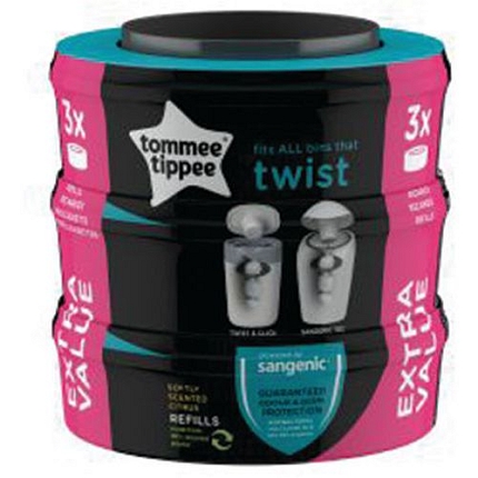 Kazeta s plastovými obaly na pleny 1 x 3 ks