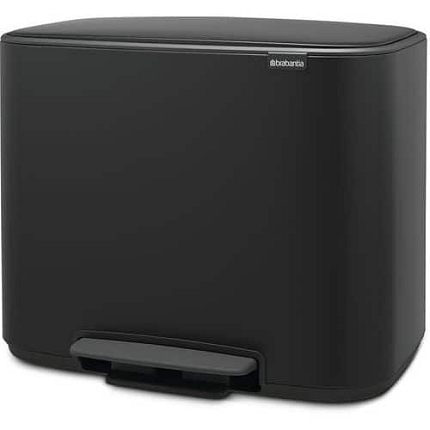 Odpadkový koš s nožním pedálem Bo 36 l matně černý Brabantia