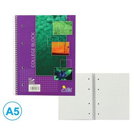 Blok COLLEGE A5 čtvereček 15085