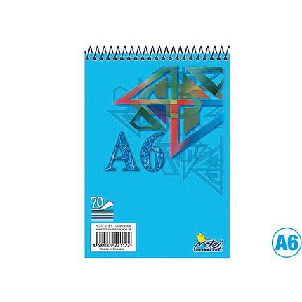 Blok spirála hlava A6 bílý 16070