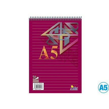 Blok spirála hlava A5 linka 15074