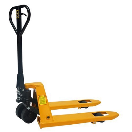 Paletový vozík Shorty, do 2000 kg, polyuretanová řídicí kola